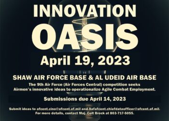 U.S. Air Forces Central hosting Innovation Oasis competition