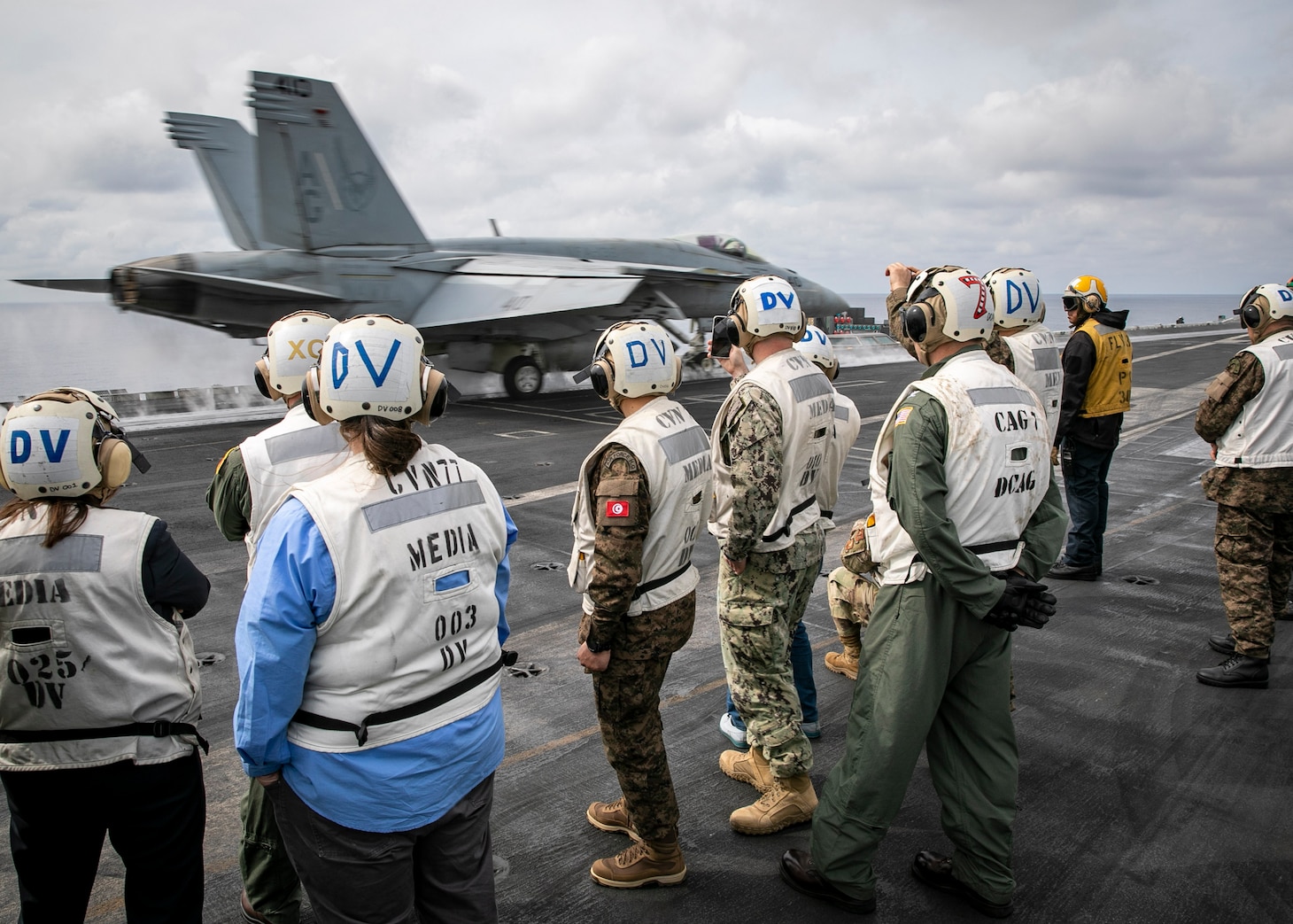 Partnership in Action: Tunisian and U.S. Naval Forces Train Together as Military Leaders Meet Aboard George H.W. Bush