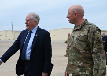 SecAF visits Goodfellow Air Force Base