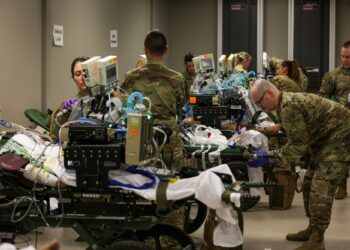445th AW participates in total-force trauma care training 