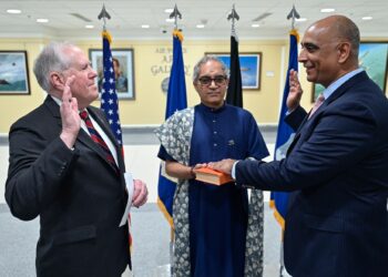 Chaudhary sworn in as Air Force Energy, Installations and Environment lead