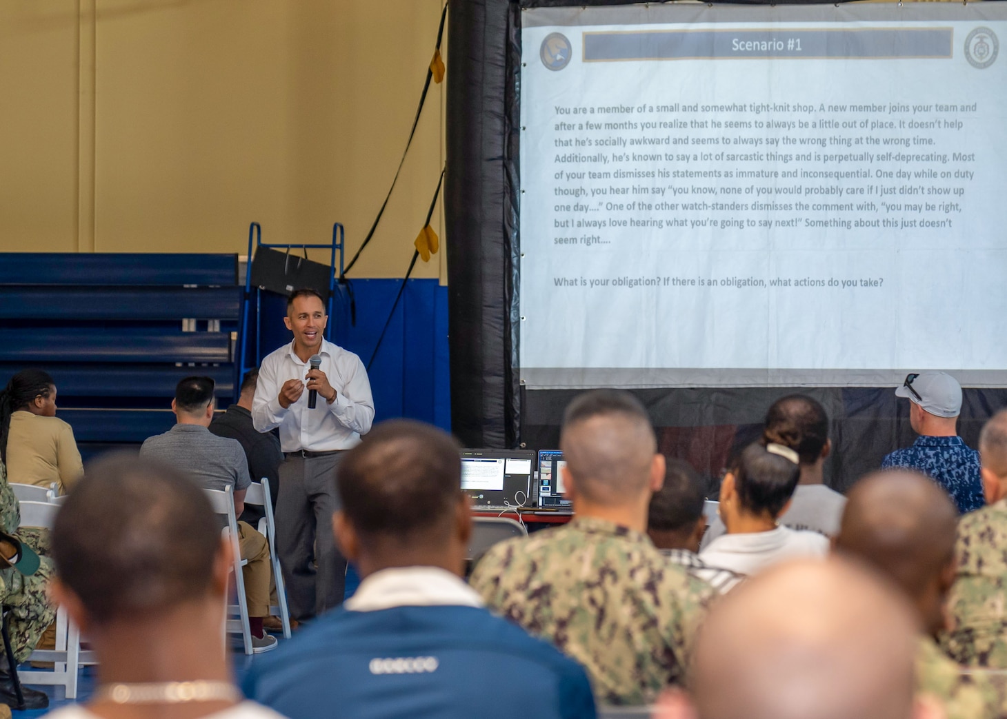 U.S. Navy Holds Mental Health Standdown in Bahrain