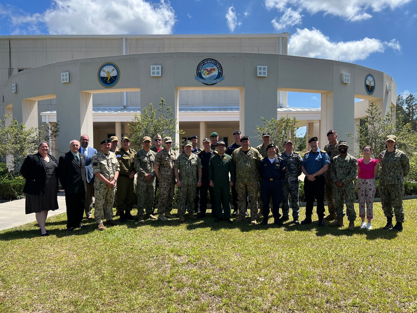 Foreign Attachés Visit Naval Oceanography