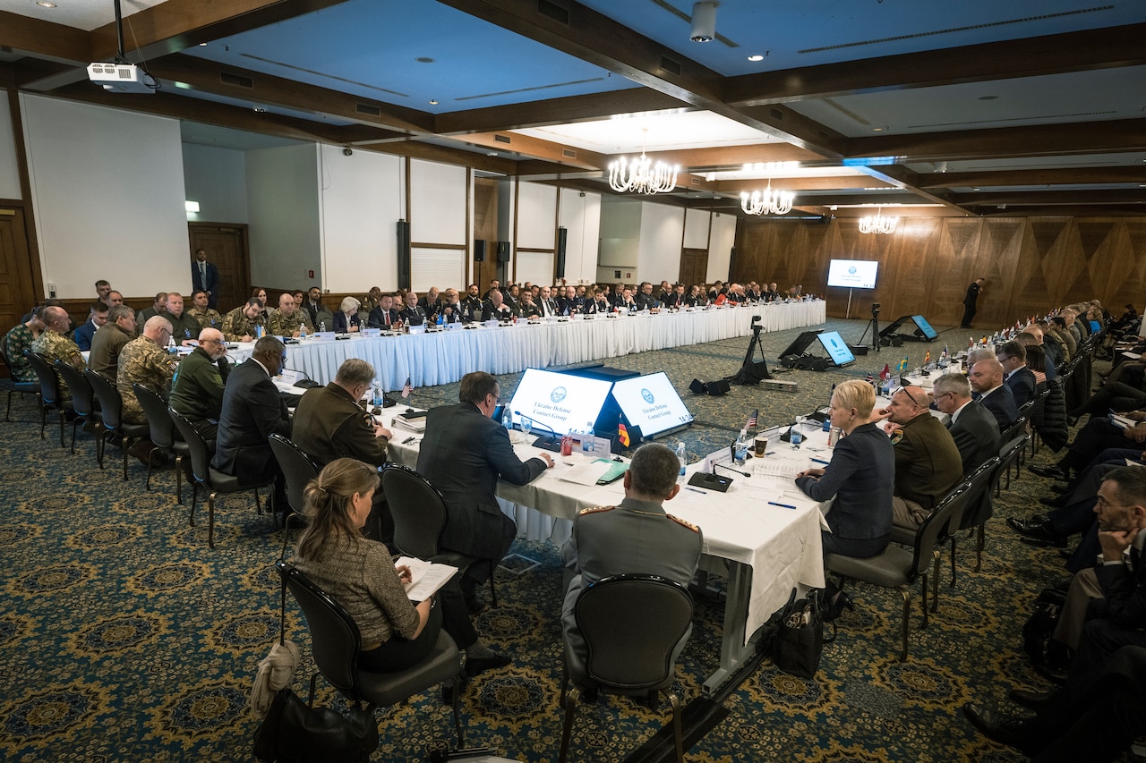 Following Ukraine Defense Contact Group, Austin Reminds Members of Their Impact