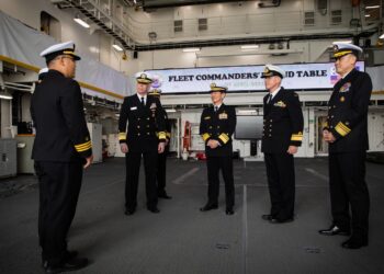 Australia, Japan, Republic of Korea, and United States Fleet Commanders Conduct Roundtable Discussion