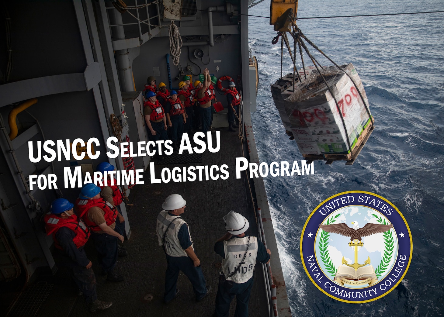 US Naval Community College Selects Arizona State University for Maritime Logistics Program