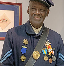 A museum curator has volunteered for 25 years, giving 10,494 hours