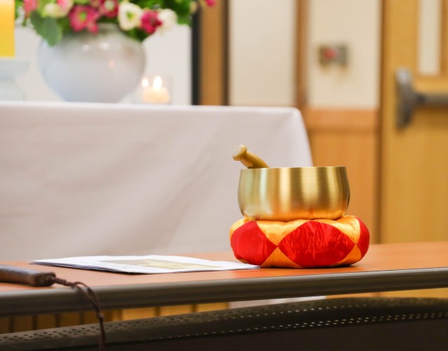 U.S. Army Garrison Yongsan-Casey hosted its first official Buddhist Talk Service at the West Casey Chapel for Soldiers, family members and civilians on March 15.