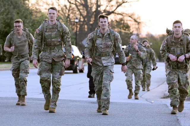 3200th Strategic Intelligence Group Hosts Norwegian Ruck March