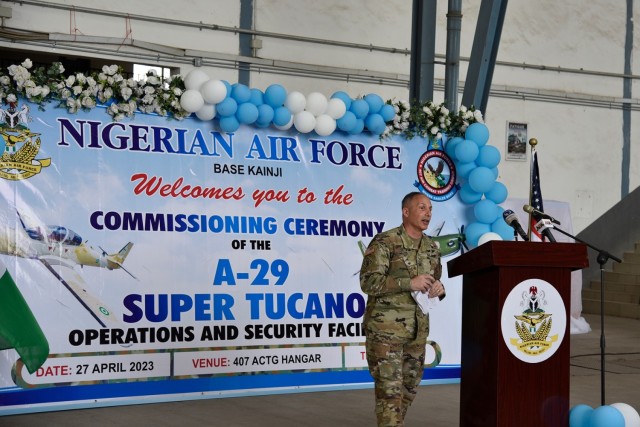 U.S. and Nigerian officials join to celebrate $38 million in Kainji Air Force Base improvements