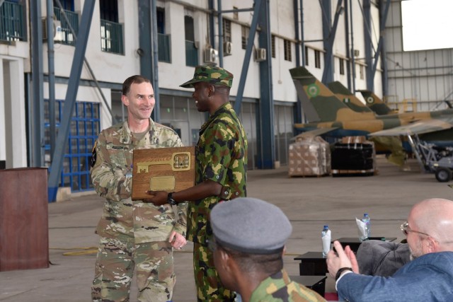 U.S. and Nigerian officials join to celebrate $38 million in Kainji Air Force Base improvements
