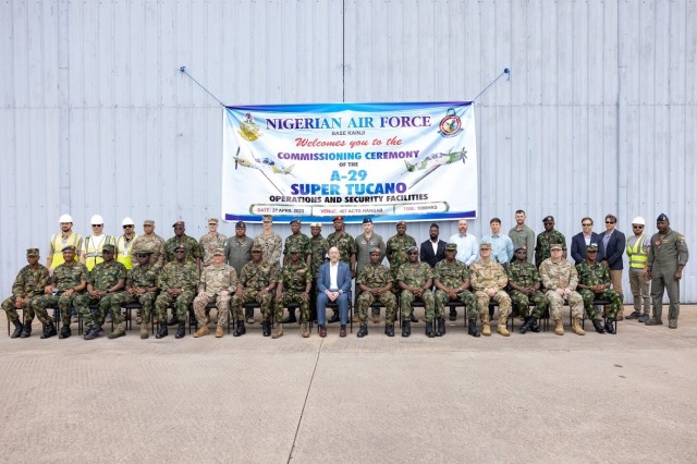 U.S. and Nigerian officials join to celebrate $38 million in Kainji Air Force Base improvements
