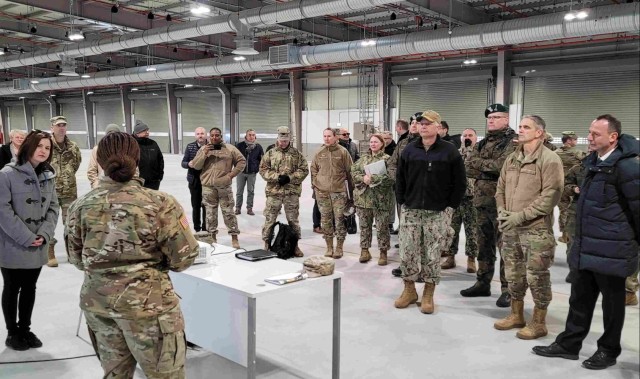 405th AFSB commander provides distinguished visitors, leaders with tour of LTESM-C