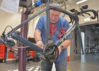 Outdoor Recreation Bike Repair Shop is fully stocked, ready to serve
