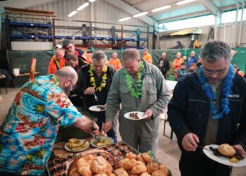USAG Bavaria holds luau for ice, snow removal team