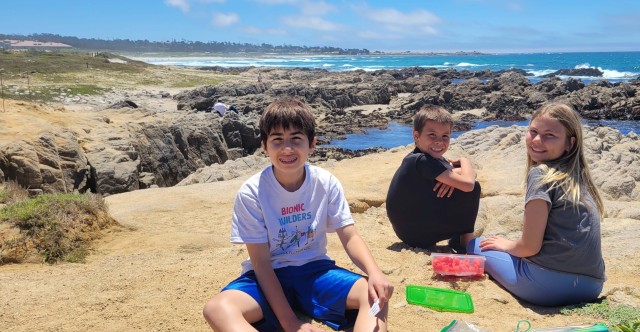 Hunter, Damon and Scarlett Traylor are military children living in Monterey, Calif., where their father, Army Maj. Jacob Traylor, is stationed.