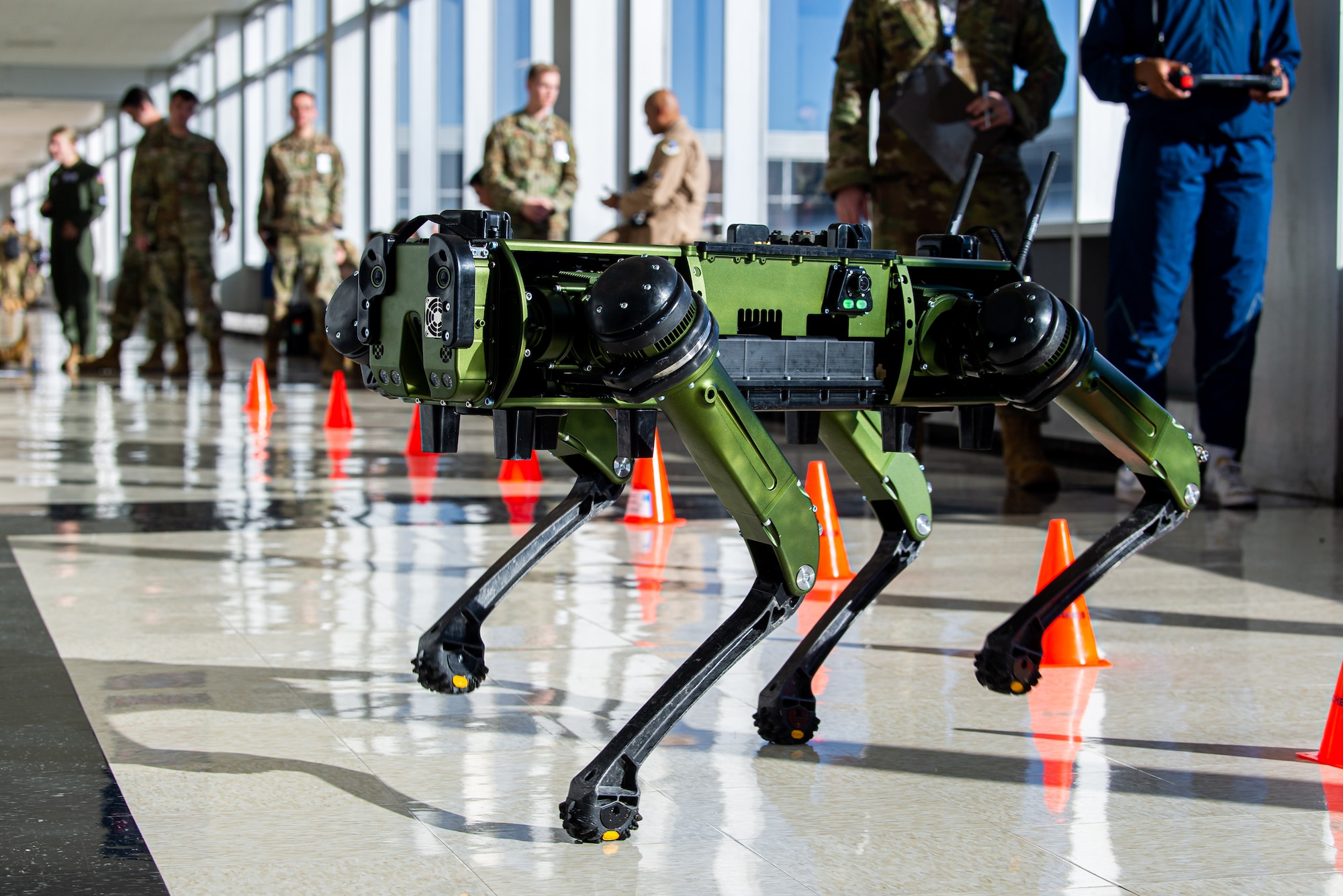Cadet team conducts robotics research