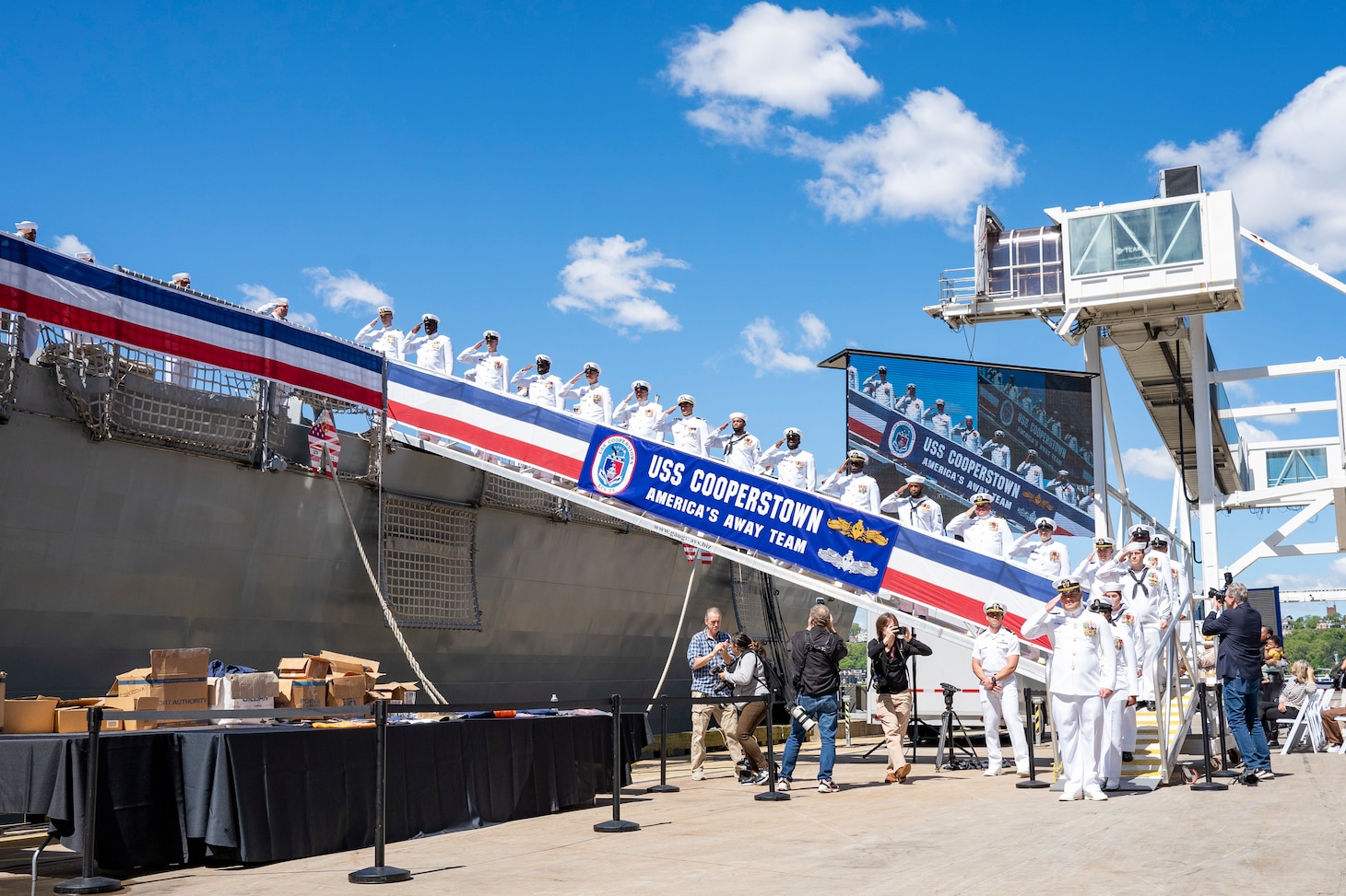 USS Cooperstown is Commissioned in New York