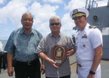 USS Milius (DDG 69) Conducts Port Visit in Saipan