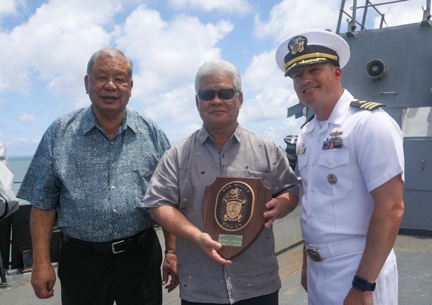 USS Milius (DDG 69) Conducts Port Visit in Saipan