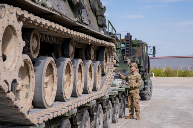 51st Composite Truck Company aid French allies during ORION 23