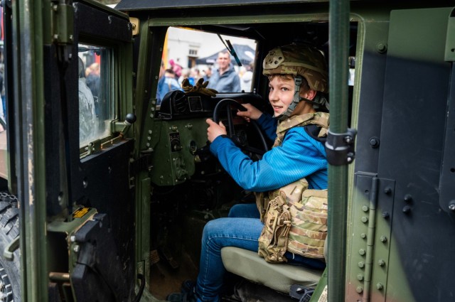 The grand re-opening of the Panzer Firehouse lured thousands of local residents to come and peek behind the curtain of the American military presence in Böblingen, May 1.