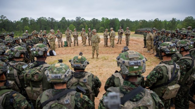 Colombian Army JRTC Visit