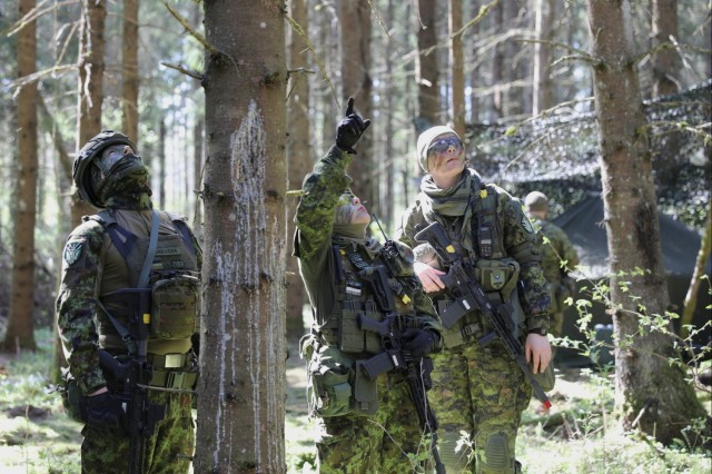 Estonian Defence League Soldiers participate in Swift Response 23