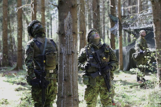 Estonian Defence League Soldiers participate in Swift Response 23