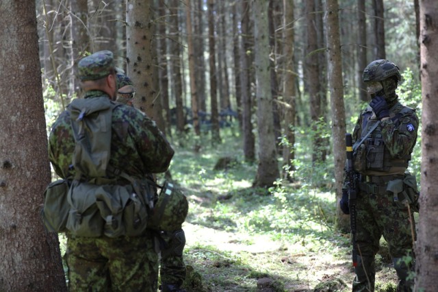 Estonian Defence League Soldiers participate in Swift Response 23