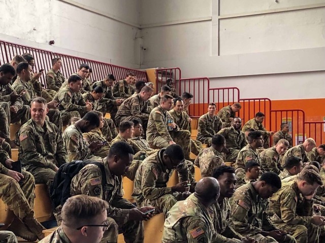 U.S. Army Garrison (USAG) Ansbach welcomes 603rd Aviation Support Battalion Soldiers at Storck Barracks