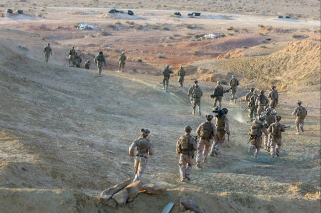 Tunisian Armed Forces and U.S. Marines conduct joint combined arms live-fire at African Lion 22
