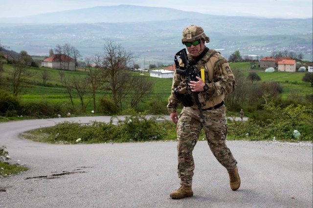 KFOR RC-East Soldiers participate in "Rifleman Ridge III" competition