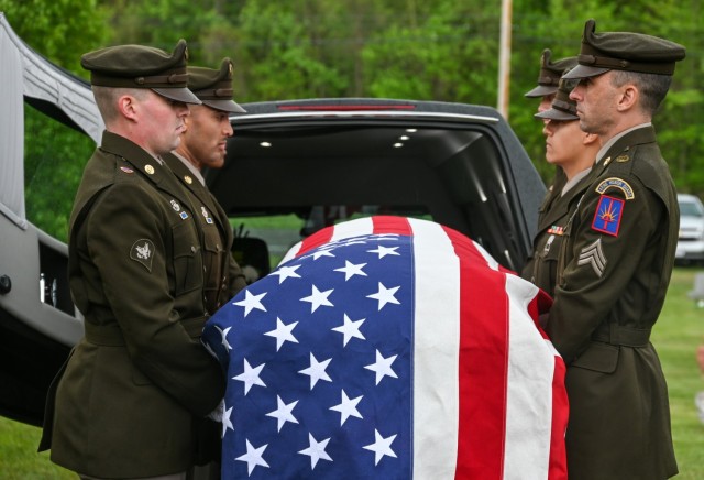 New York Army Guard Provides Funeral Honors for WWII Pilot