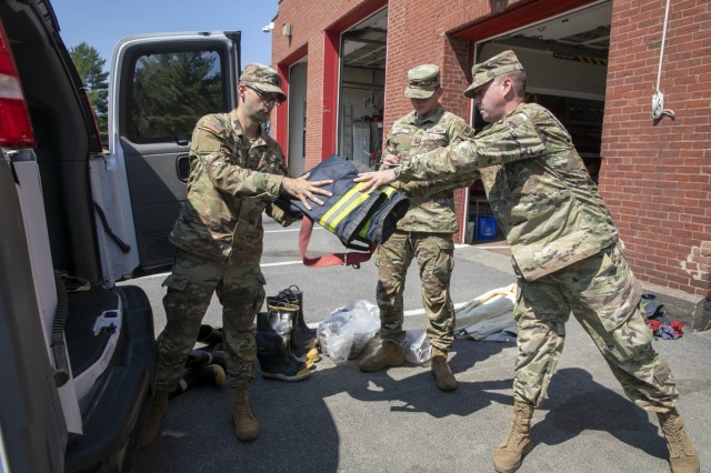 Massachusetts Guard Delivers Firefighting Equipment to Paraguay