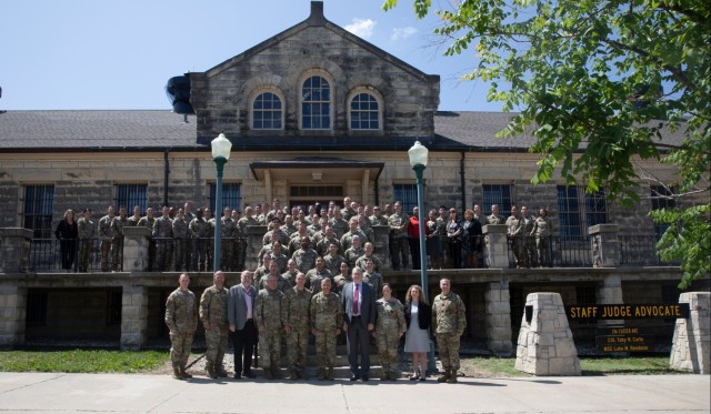 Judge Advocate of the Army Visits Fort Riley