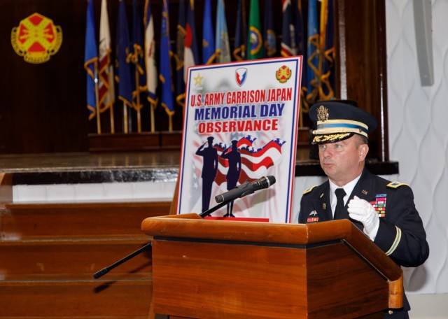 U.S. Army Garrison Japan hosts Memorial Day ceremony to honor those who paid ultimate sacrifice