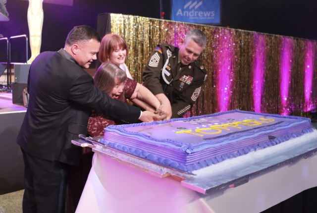 Theater performers from across IMCOM-Europe gathered April 29 for the 62nd annual Tournament of Plays award ceremony at USAG Wiesbaden.