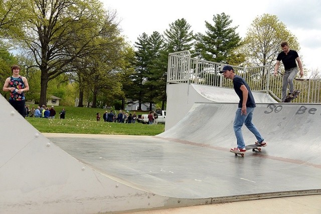 Memorial tree planted for Cody Clark at Skateboard Park