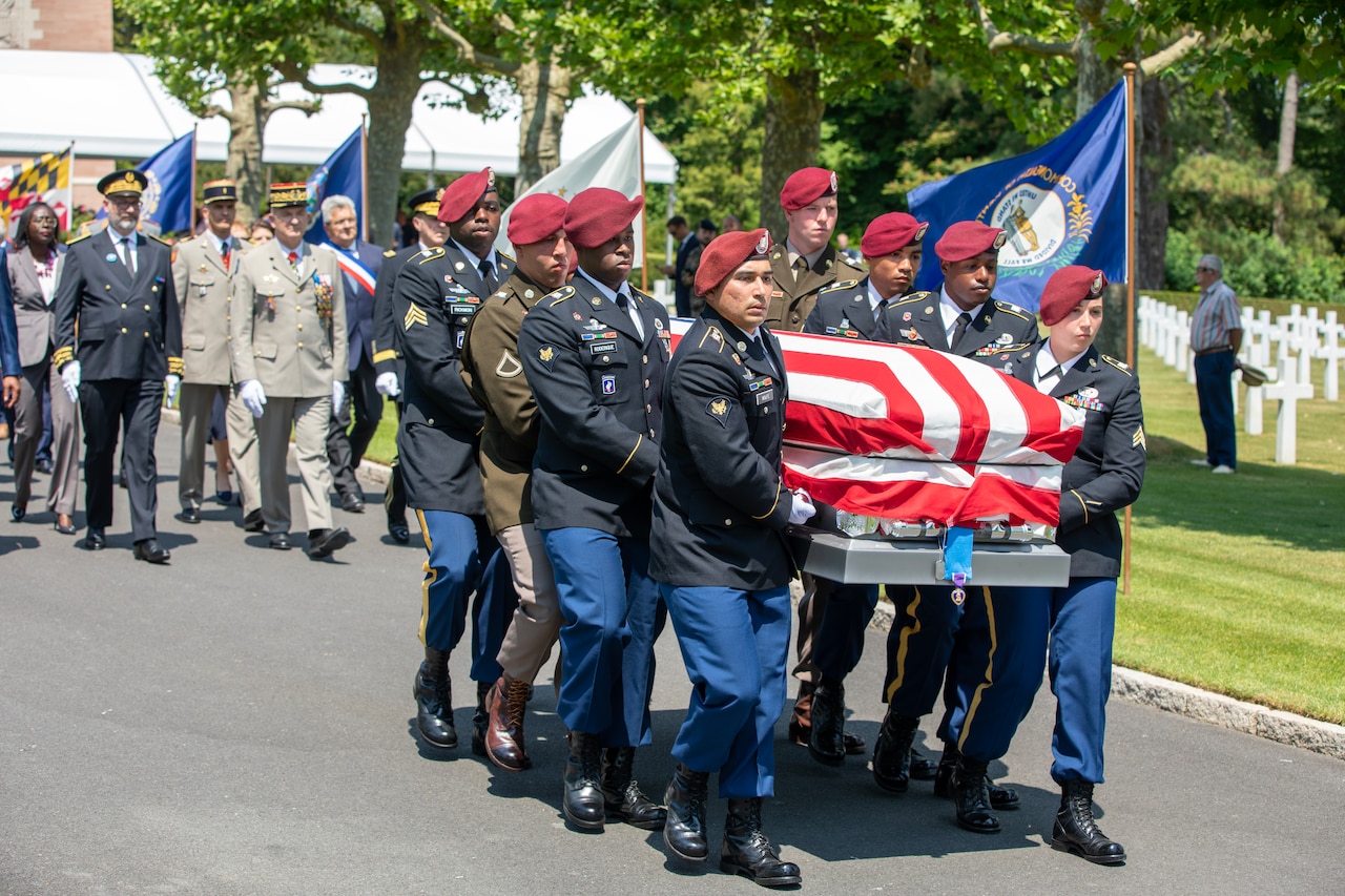 U.S. WWI Soldier Laid to Rest in France