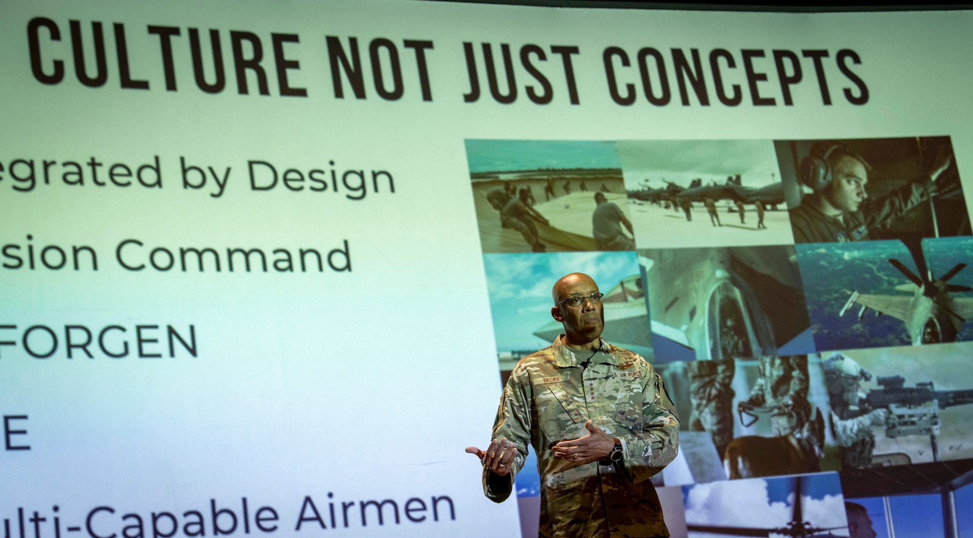 Air Force senior leaders hold contested logistics table-top exercise