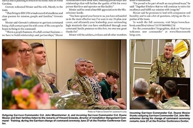 Fort Leavenworth Garrison welcomes new commander