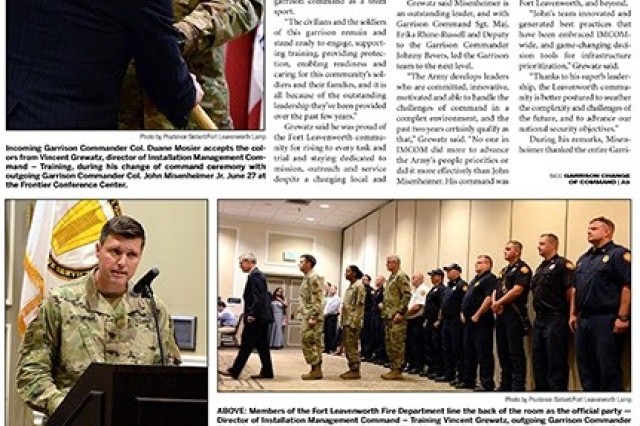 Fort Leavenworth Garrison welcomes new commander