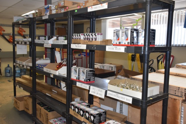 The Lawn and Garden Center provides supplies such as light bulbs, filters and blinds. The center is open 8 a.m. to 5 p.m. weekdays and 8 a.m. to 12 p.m. Saturday. (U.S. Army photo by Janecze Wright, Fort Cavazos Public Affairs)