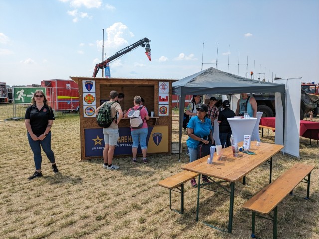 Garrison Wiesbaden hiring booth encourages local national hiring