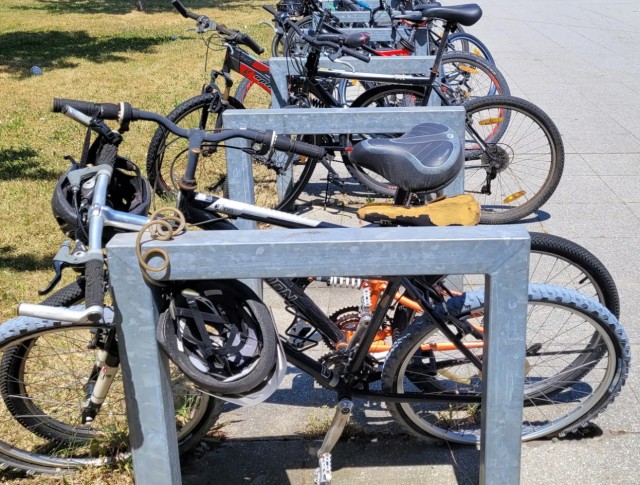Garrison staff will close the main Exchange parking lot at Panzer Kaserne on July 4 to facilitate the Independence Day event. All vehicles will need to be removed from the lot by 1 a.m. on July 3 so crews can begin setup; remaining vehicles will be towed at the expense of the owner. Additionally, garrison leaders have observed a number of bicycles near the Exchange that appear to have been abandoned; the bikes also need to be moved or they will be removed. (U.S. Army photos)