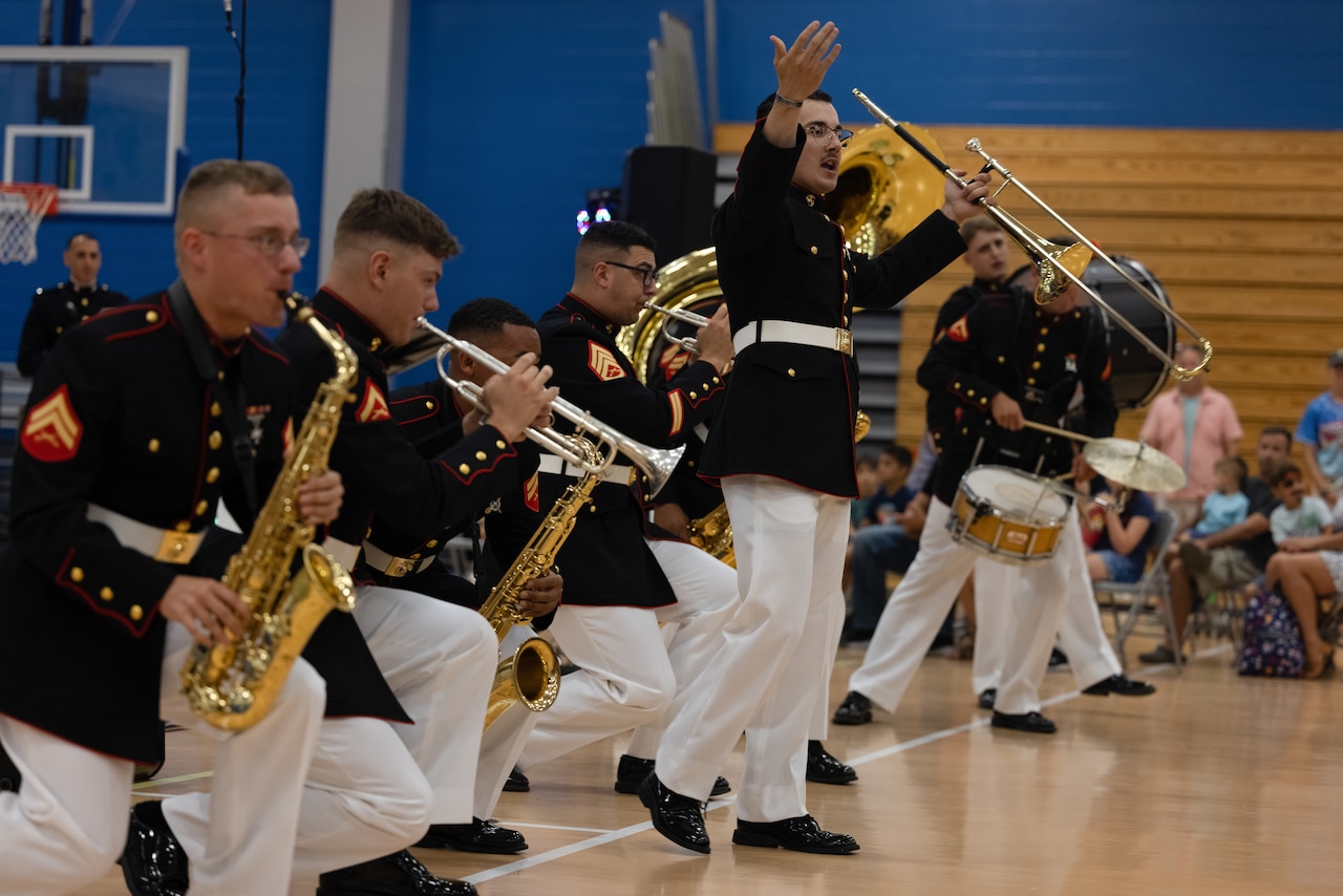 Marines Bring the Beat to Fiesta
