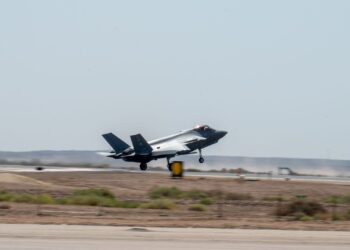 Squadron of F-35 Lightning IIs arrive in U.S. Central Command Area of Responsibility