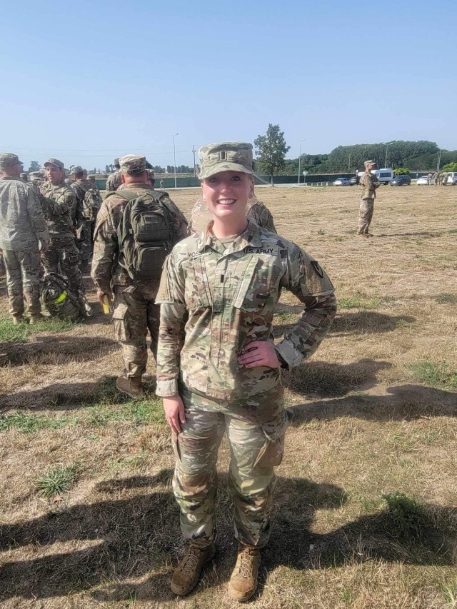 405th AFSB LOGCAP officer victorious at Norwegian Foot March competition in Romania