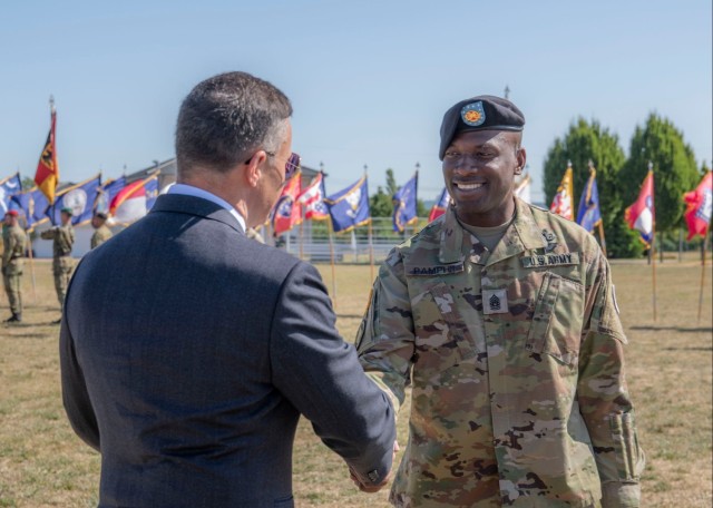 New command sergeant major assumes responsibility for Garrison Wiesbaden